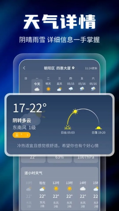 指尖轻触，晴雨先知，将天气预报下载到桌面的智慧