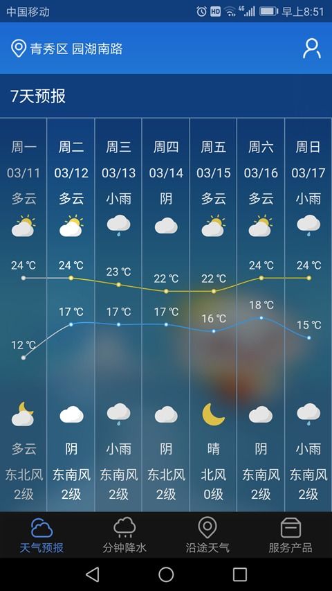 下载一个天气预报